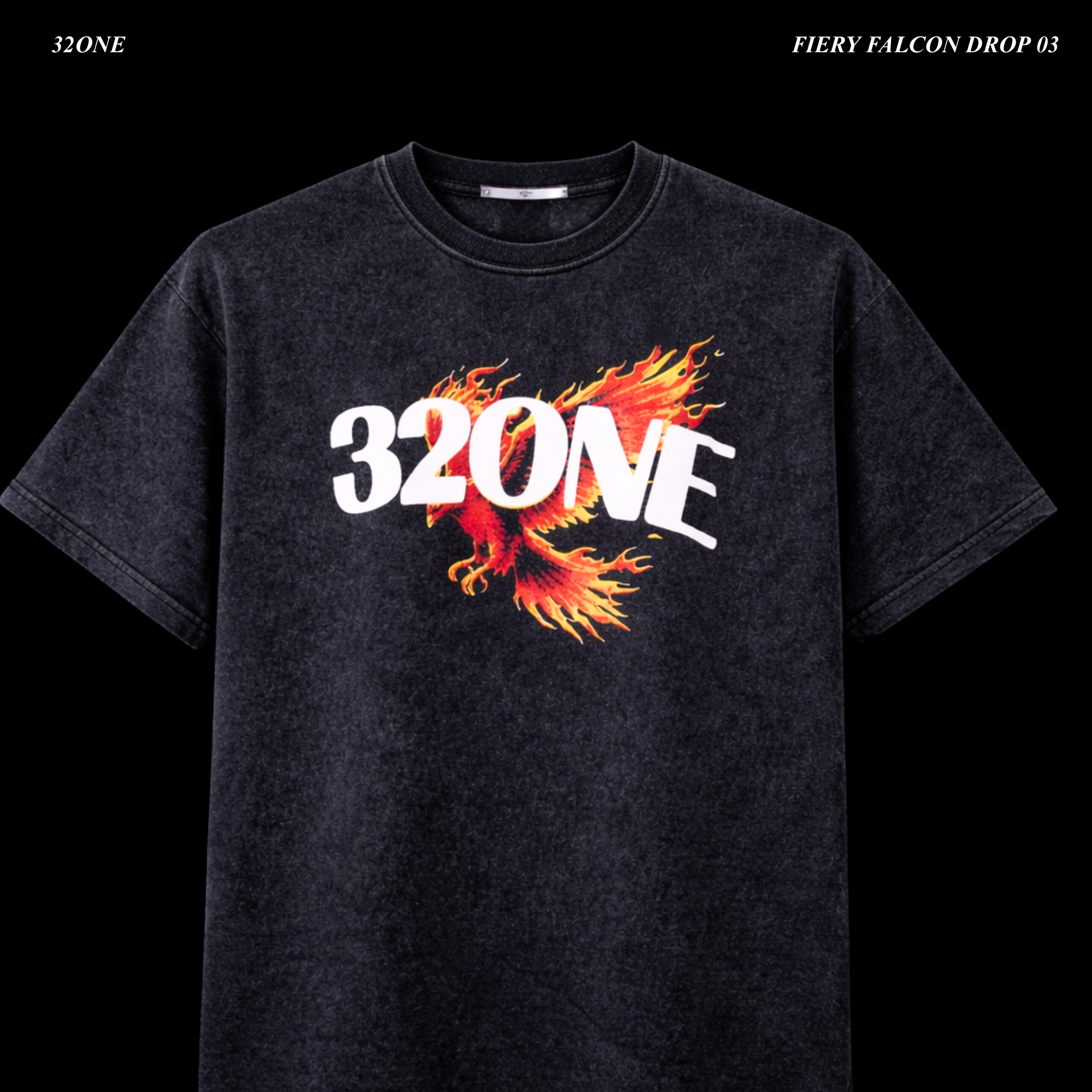 FIERY FALCON OVERSIZED TEE