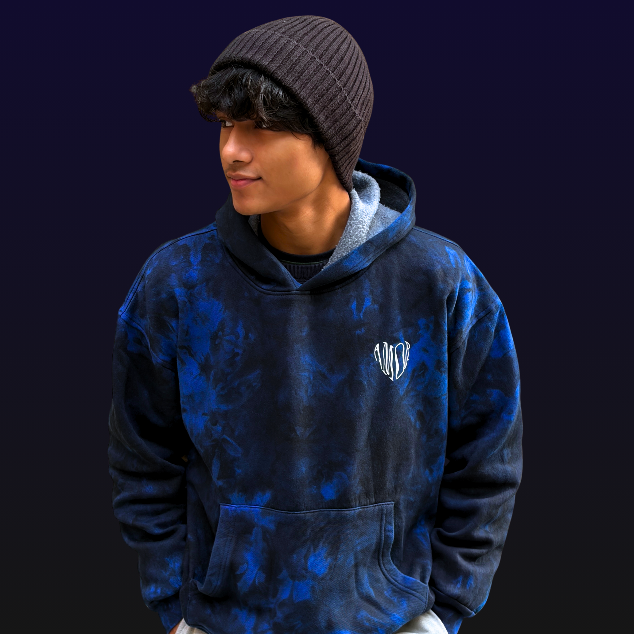 DEEP SEA BLUE HOODIE